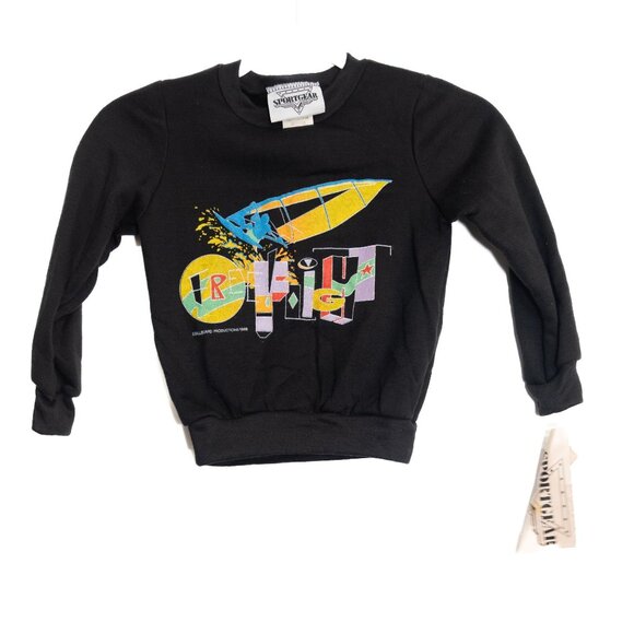 Sport Gear Size M Vintage Sport Gear 1986 Kids Sweatshirt With Surf Graphic - Picture 1 of 8